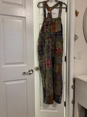 Patchwork Painter Overalls